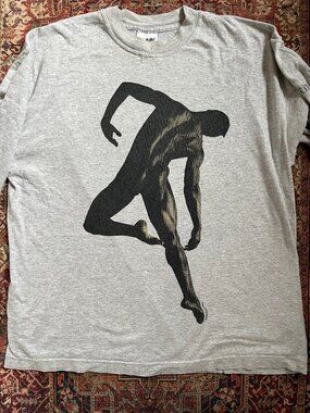 Vintage 90s Sadler's Wells Theatre Long Sleeve Art Tee - David Moores Dancer
